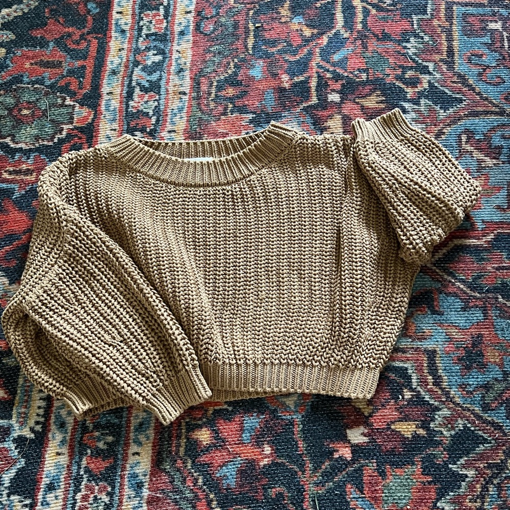 The Simple Folk chunky sweater, gender neutral